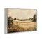 Stupell Industries Neutral Meadow Landscape Framed Giclee Wall Art Design by Lazar Studio